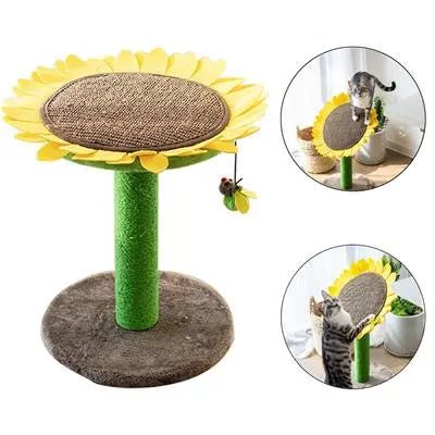 Sunflower Cat Tree Scratcher