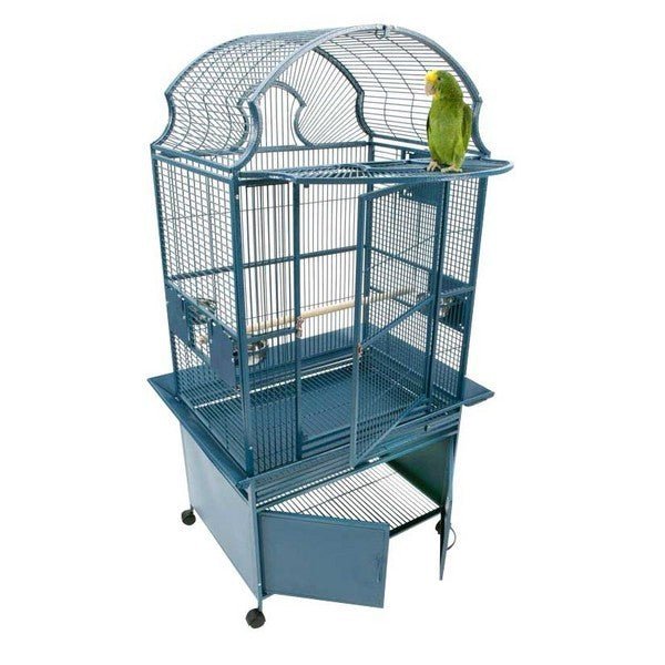 Fan Top Cage with Storage Cabinet 24"x22"x62"