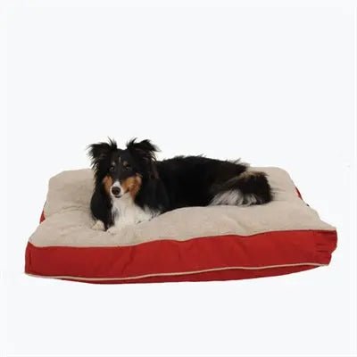 Four Season "Jamison" Napper with Cashmere Berber Top & Contrast Khaki Cording Bed - PremiumPetsPlus