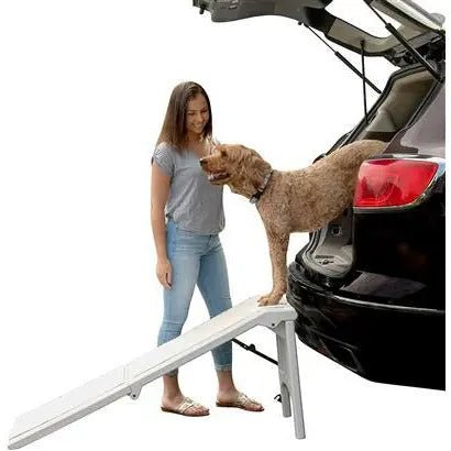 Free-Standing Pet Ramp With Supertrax - Essential Grey - PremiumPetsPlus