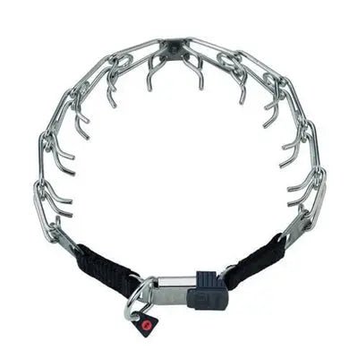 Herm Sprenger - ULTRA-PLUS Training Collar with Center-Plate and ClicLock - Stainless Steel - PremiumPetsPlus