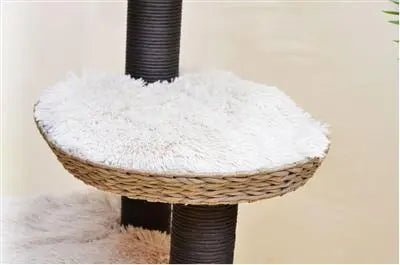 Petpals, Tundra 4 Level Iron Grey Cat Tree W/ Scratching Post & Perch - PremiumPetsPlus