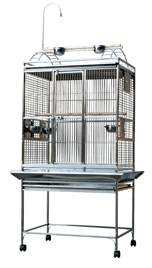 Play Top Cage in Stainless Steel 32"x23"