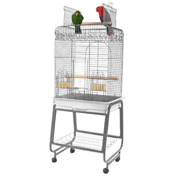 22"x18"x62" Open FlatTop Cage with Plastic Base - PremiumPetsPlus