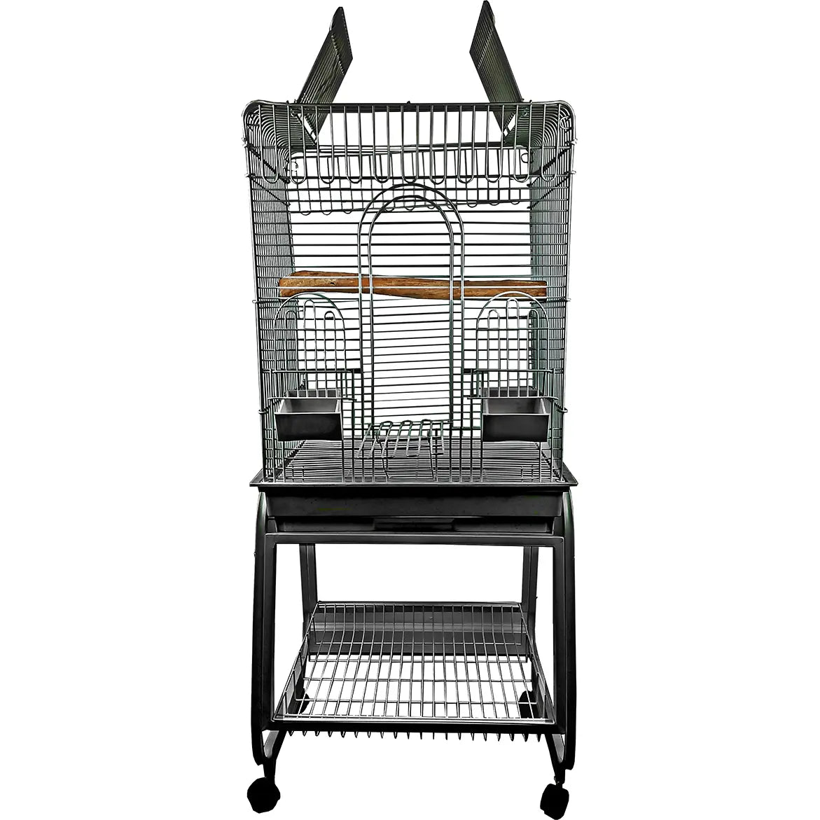 22"x18"x62" Open FlatTop Cage with Plastic Base - PremiumPetsPlus