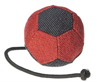 Viper French Linen Black & Red Ball - PremiumPetsPlus